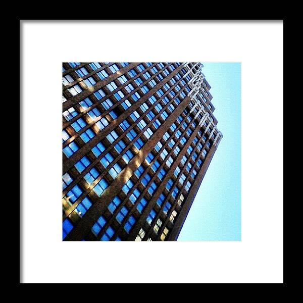 Building Framed Print featuring the photograph High Up by Matthew Bornstein