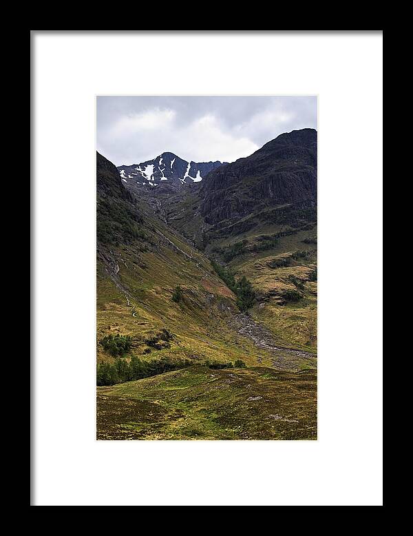 Scottish Highland Framed Print featuring the photograph Highland Peak by Mike Farslow