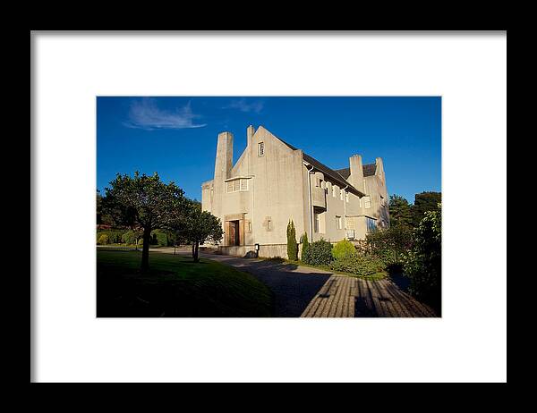 Hill House Framed Print featuring the photograph Hill House by Charles Rennie Mackintosh by Stephen Taylor