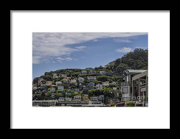 California Framed Print featuring the photograph Hills Of Salsalito by Judy Wolinsky