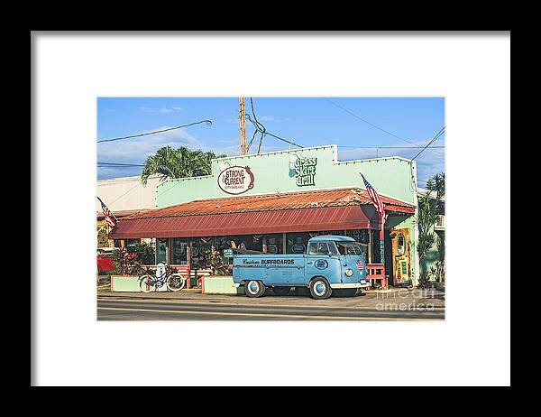 Haleiwa Framed Print featuring the photograph Historic Haleiwa Surf Town on the North Shore of Oahu by Aloha Art