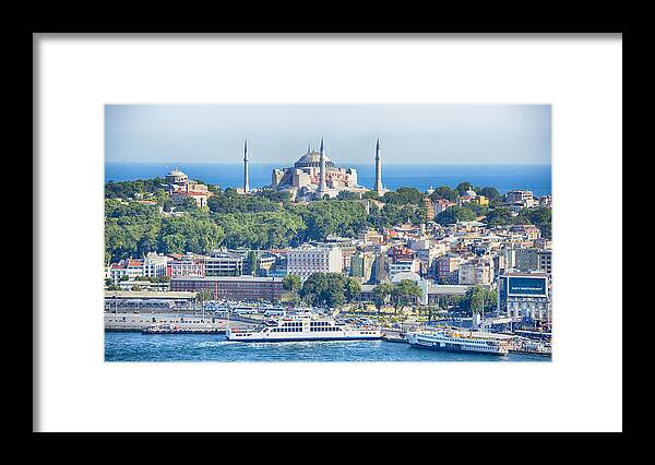 Istanbul Framed Print featuring the photograph Historic Istanbul by Stephen Stookey