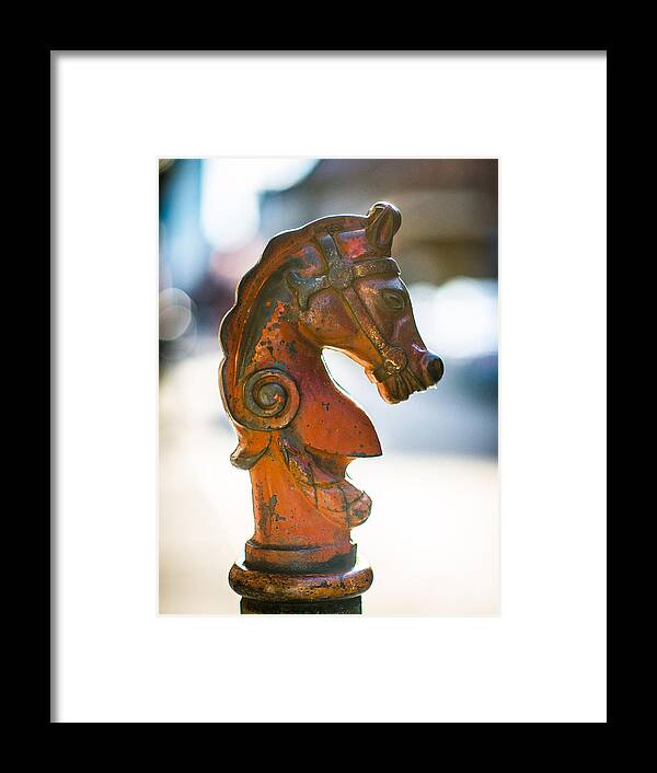 New Orleans Framed Print featuring the photograph Hitching Post by David Downs