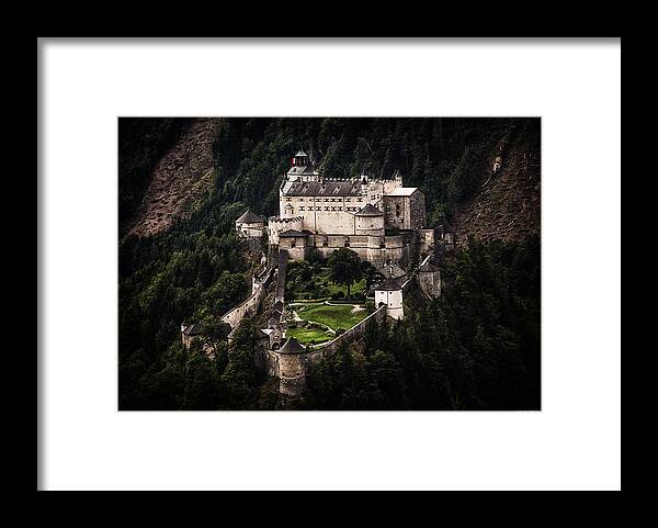 Castle Framed Print featuring the photograph Hohenwerfen Castle by Ryan Wyckoff