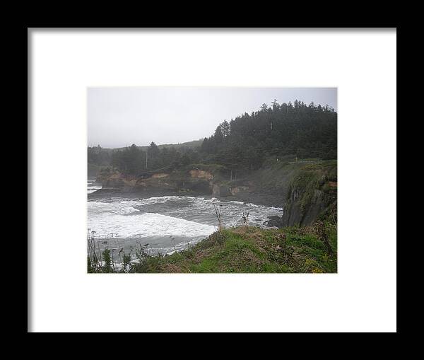 Landscape Framed Print featuring the photograph Hole in One by Marian Jenkins