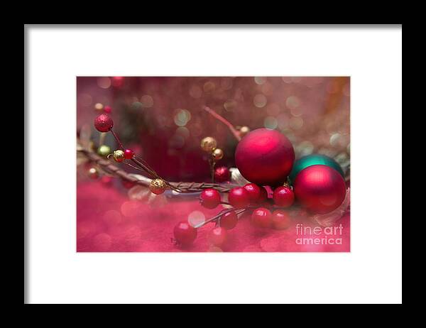 Christmas Framed Print featuring the photograph Holiday Decor by Rebecca Cozart
