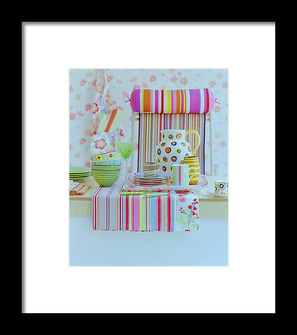 Kitchen Framed Print featuring the photograph Home Accessories by Romulo Yanes