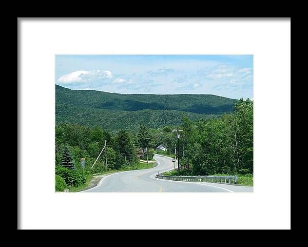 Landscape Framed Print featuring the photograph Home in Vermont by Loretta Pokorny