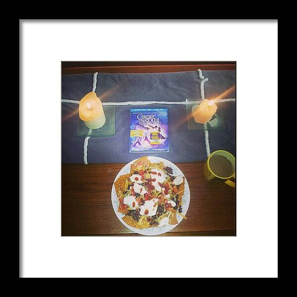  Framed Print featuring the photograph Homemade Delicious Nachos On Grilled by Michelle Knapp