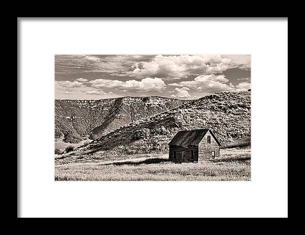 Western United States Framed Print featuring the photograph Homestead House by Rick Wicker