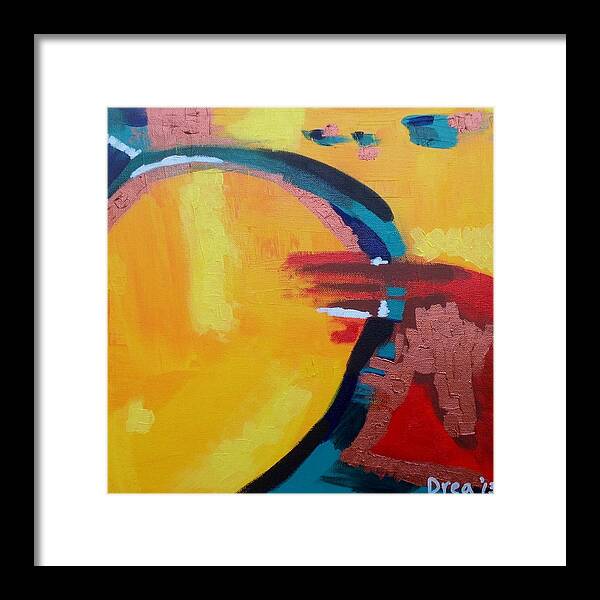 Spirit Paintings Paintings Framed Print featuring the painting Honey 2013 by Drea Jensen