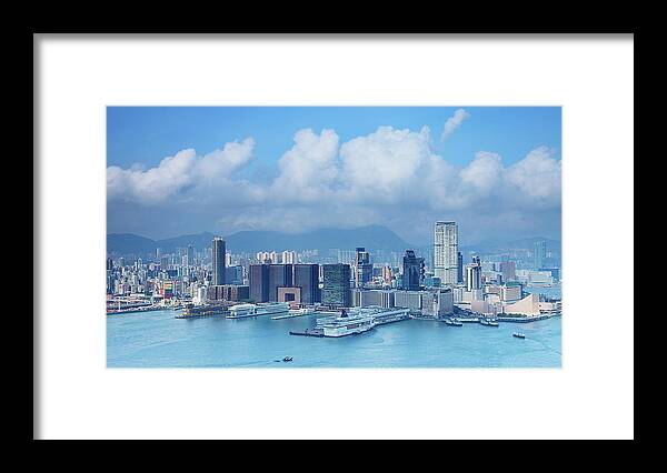 Outdoors Framed Print featuring the photograph Hong Kong, Kowloon by Svetoslava Slavova