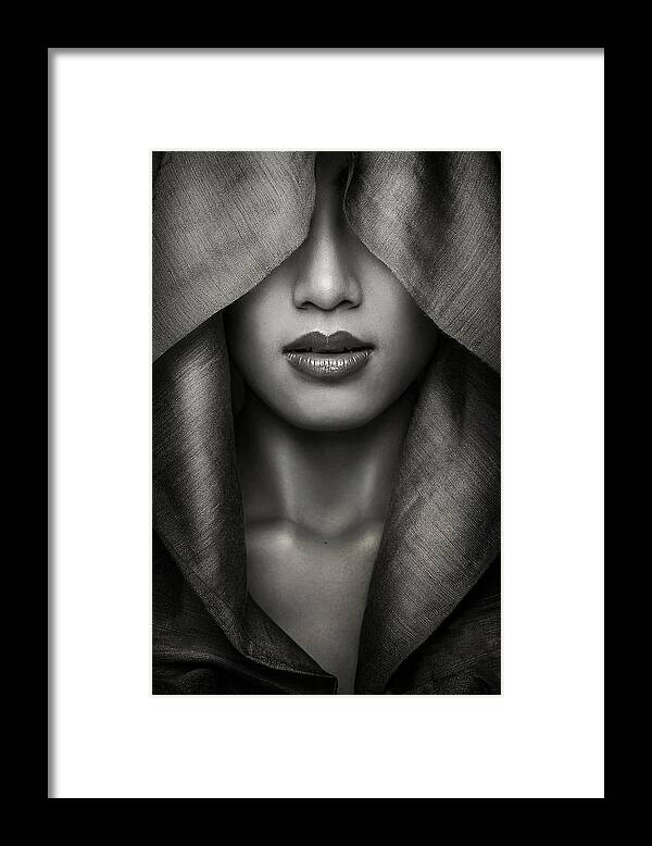 Bw Framed Print featuring the photograph Hood by Azalaka