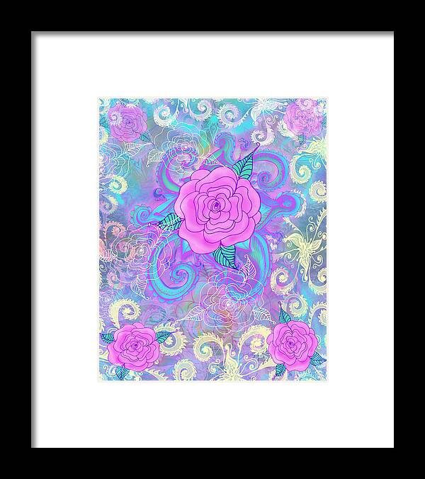 Hope Roses Framed Print featuring the photograph Hope Roses by MGL Meiklejohn Graphics Licensing