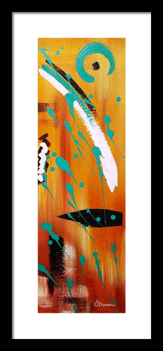 Native American Framed Print featuring the painting Hopi Spirit by Stephen P ODonnell Sr