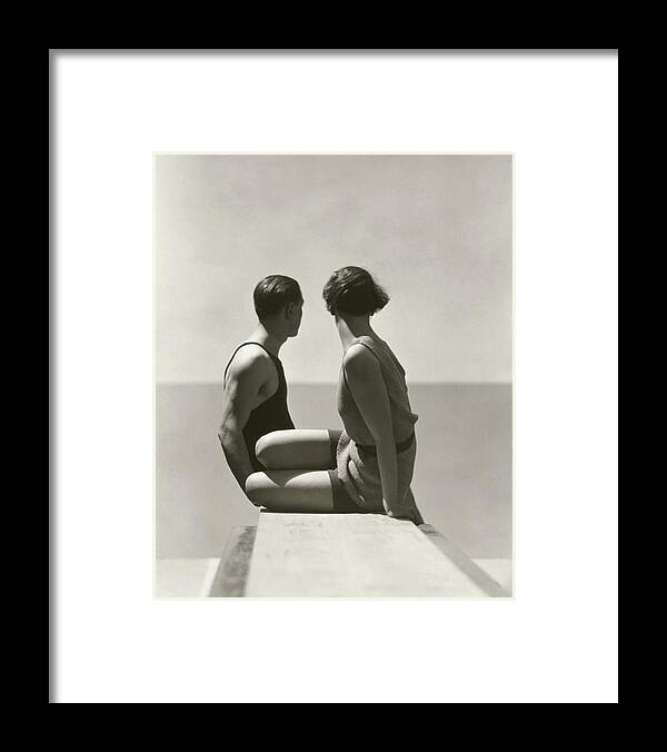 #faatoppicks Framed Print featuring the photograph The Divers by George Hoyningen-Huene