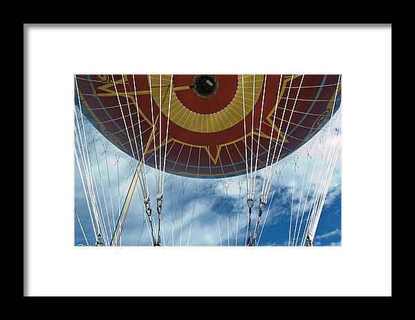 Hot Air Balloon Framed Print featuring the photograph Hot Air Baloon by Jatin Thakkar