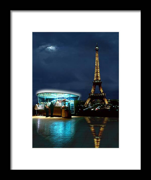 Paris Framed Print featuring the photograph Hot Dog in Paris by Mike McGlothlen