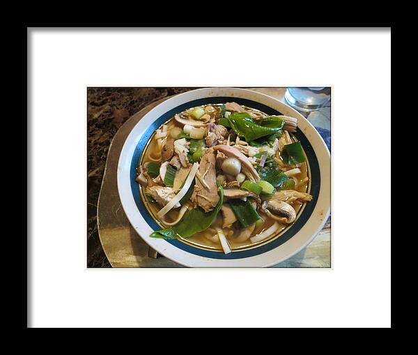Thai Soup Framed Print featuring the photograph Hot N Spicy by Kay Novy