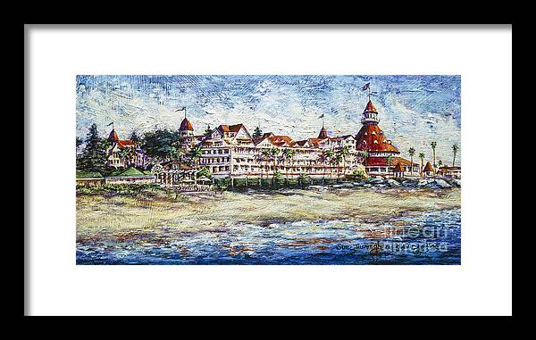 Sue Framed Print featuring the painting Hotel 2000 by Glenn McNary