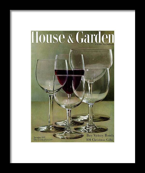House And Garden Framed Print featuring the photograph House And Garden Cover by Haanel Cassidy