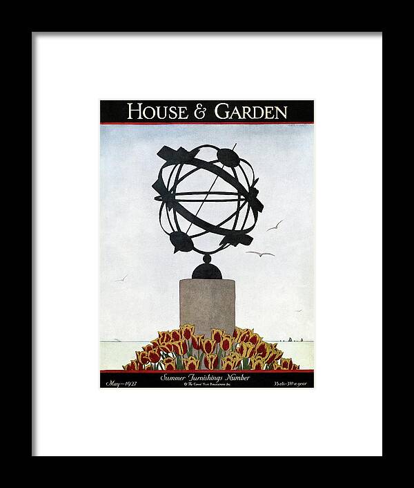 House And Garden Framed Print featuring the photograph House And Garden Summer Furnishings Number by Andre E. Marty