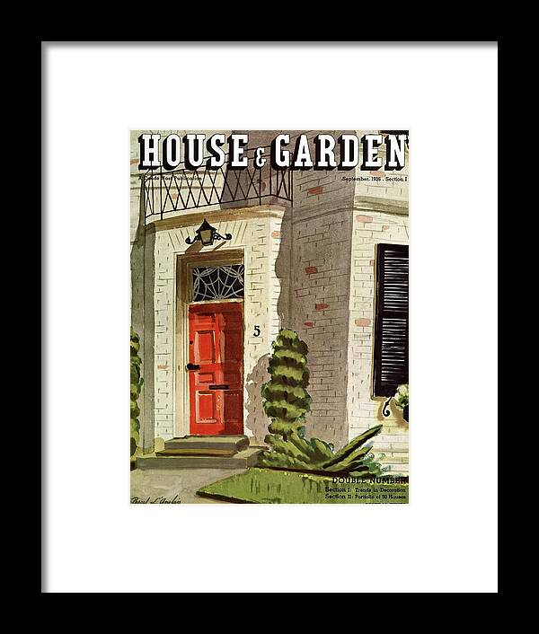 House And Garden Framed Print featuring the photograph House And Garden Trends In Decorating Cover by Pascal L'Anglais