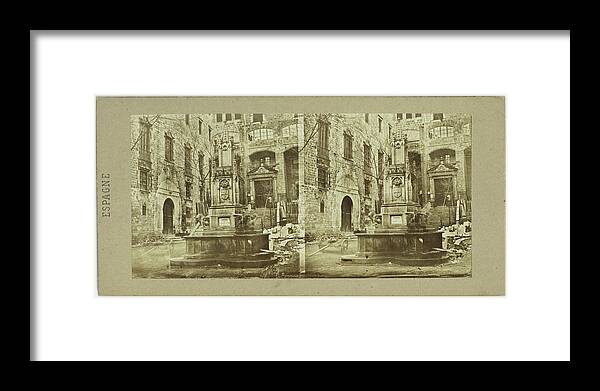House Framed Print featuring the drawing House Of The Grand Inquisitor In Barcelona Spain Spain by Artokoloro