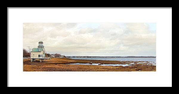 Landscape Framed Print featuring the photograph House on Joppa Flats by Karen Lynch