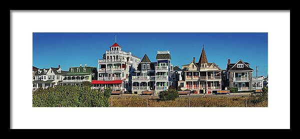 Photography Framed Print featuring the photograph Houses On The Beach, Morning Star by Panoramic Images