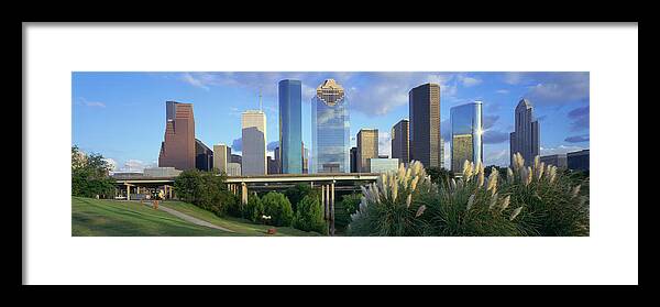 Photography Framed Print featuring the photograph Houston, Texas, Usa by Panoramic Images