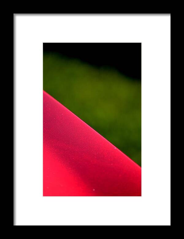 Red Hotrod Framed Print featuring the photograph Hr158 by Dean Ferreira