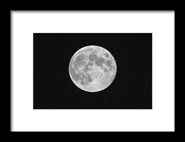 October Framed Print featuring the photograph Hunter's Moon by Gary Hall