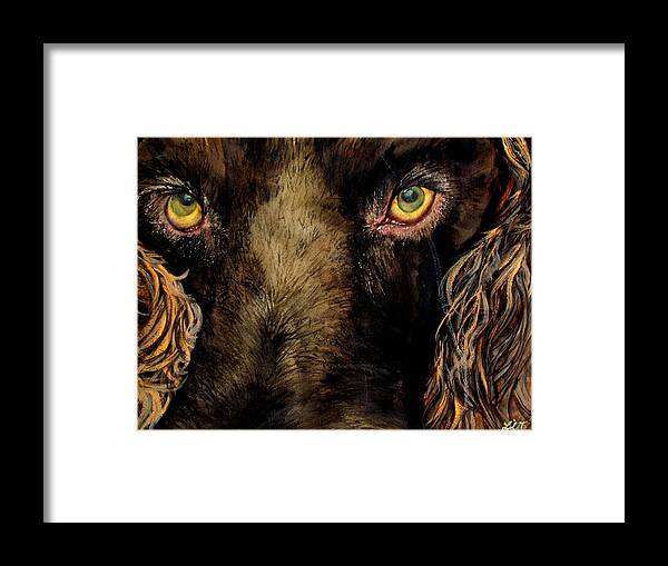 Spaniel Framed Print featuring the painting My Charlie by Lil Taylor