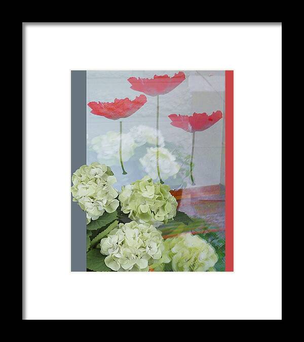 Flowers Framed Print featuring the photograph Hydrangeas by Jessica Levant