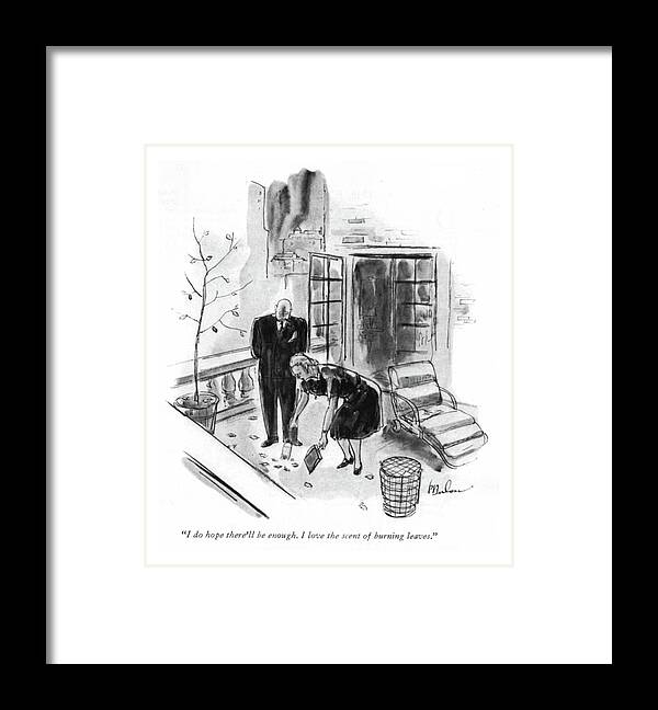 111451 Pba Perry Barlow Framed Print featuring the drawing I Do Hope There'll Be Enough by Perry Barlow