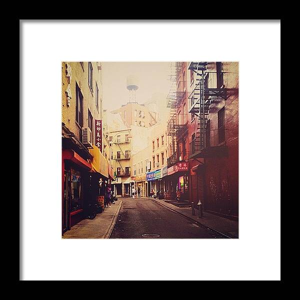 Framed Print featuring the photograph I Have Favorite Streets. They Haunt Me by Vivienne Gucwa