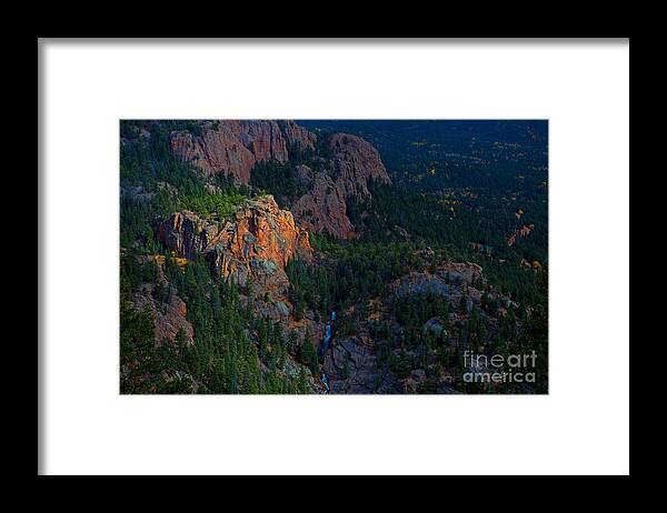 Rocky Mountains Framed Print featuring the photograph I know a Secret by Barbara Schultheis