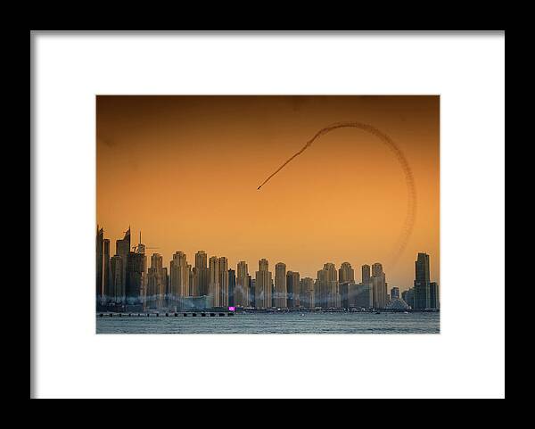 Dubai Framed Print featuring the photograph I Love Flying Planes by Attila Szabo