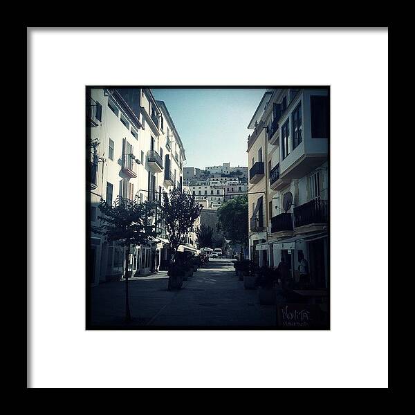  Framed Print featuring the photograph Ibiza Town Balearic Islands, Spain by Drew Gibson