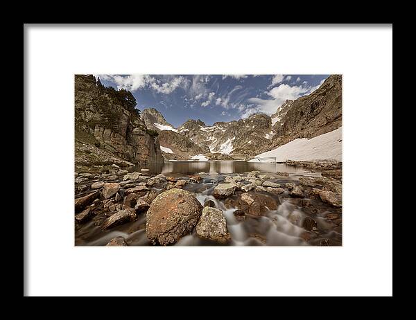 Mountain Framed Print featuring the photograph Ibon de Arriel Bajo by Mark Haley