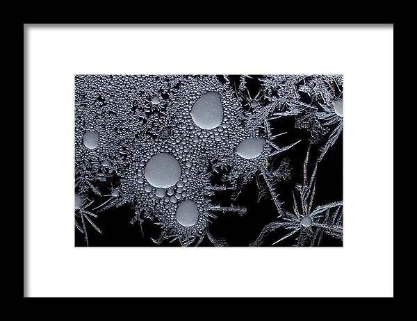 Fragility Framed Print featuring the photograph Ice Abstract by K. D. Kirchmeier