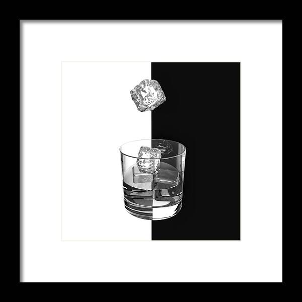 Yin-yang Framed Print featuring the photograph Ice And Wine by Antonyus Bunjamin (abe)