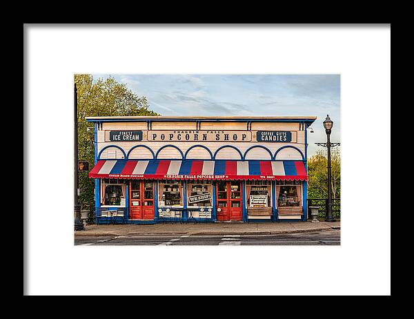 Popcorn Shop Framed Print featuring the photograph Ice Cream And Popcorn by Dale Kincaid