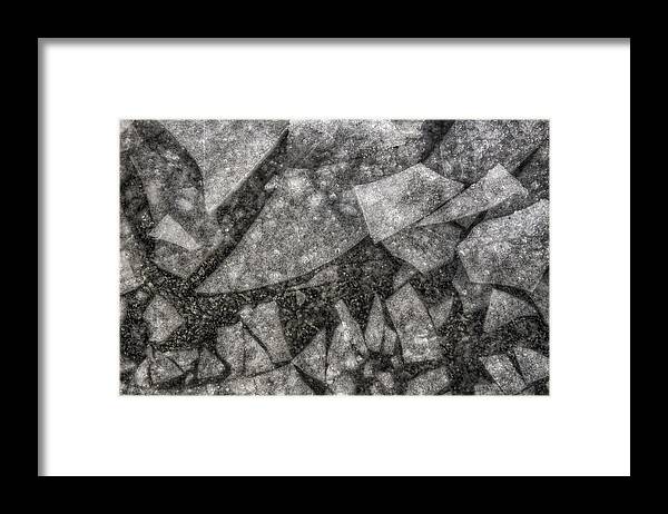 Ice Framed Print featuring the photograph Ice Fractal by Jason Politte