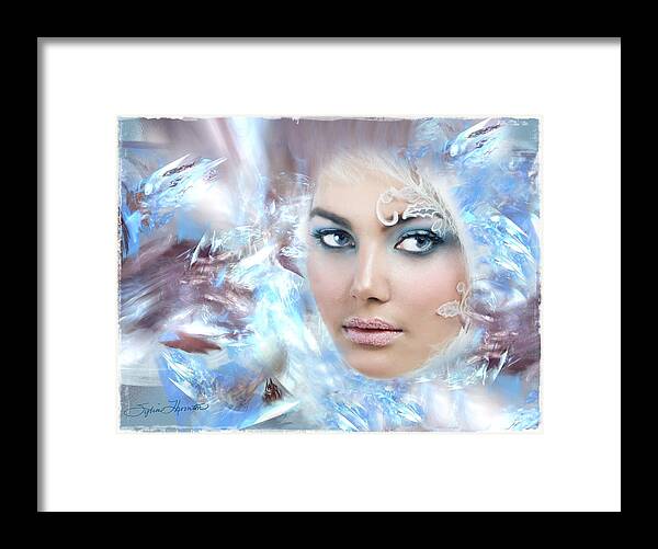 Ice Woman Framed Print featuring the photograph Ice Queen by Sylvia Thornton