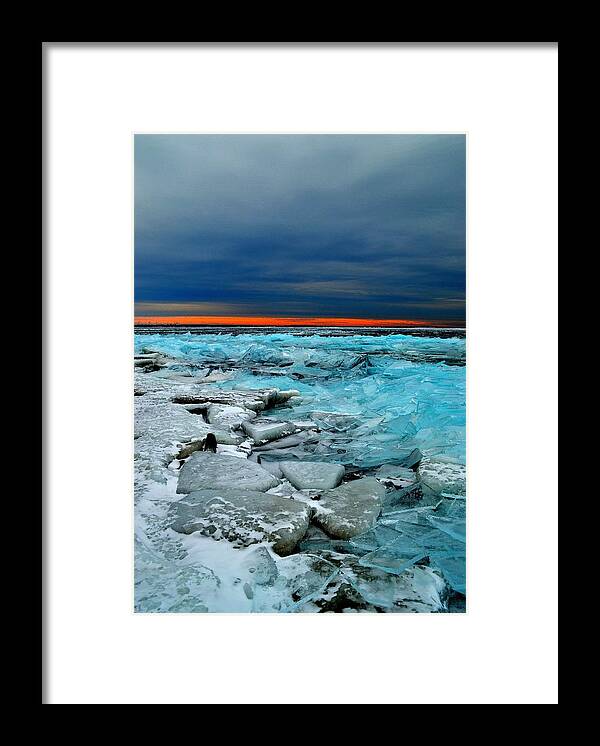Ice Framed Print featuring the photograph Ice Storm # 7 - Battery Bay - Kingston - Canada by Jeremy Hall