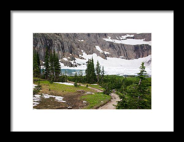 Montana Framed Print featuring the photograph Iceberg Lake by Kent Nancollas