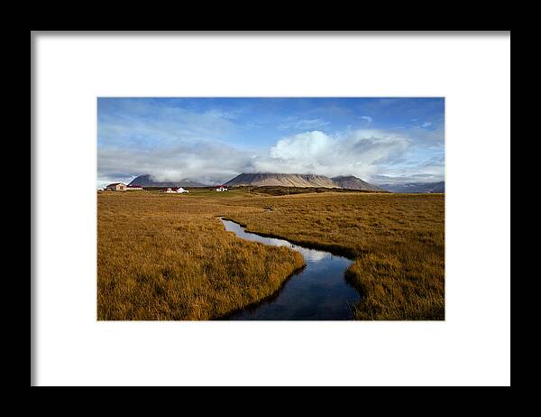 Iceland Framed Print featuring the photograph Iceland by Marzena Grabczynska Lorenc