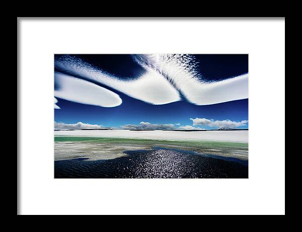 Landscape Framed Print featuring the photograph Icewind by Ralf Kayser